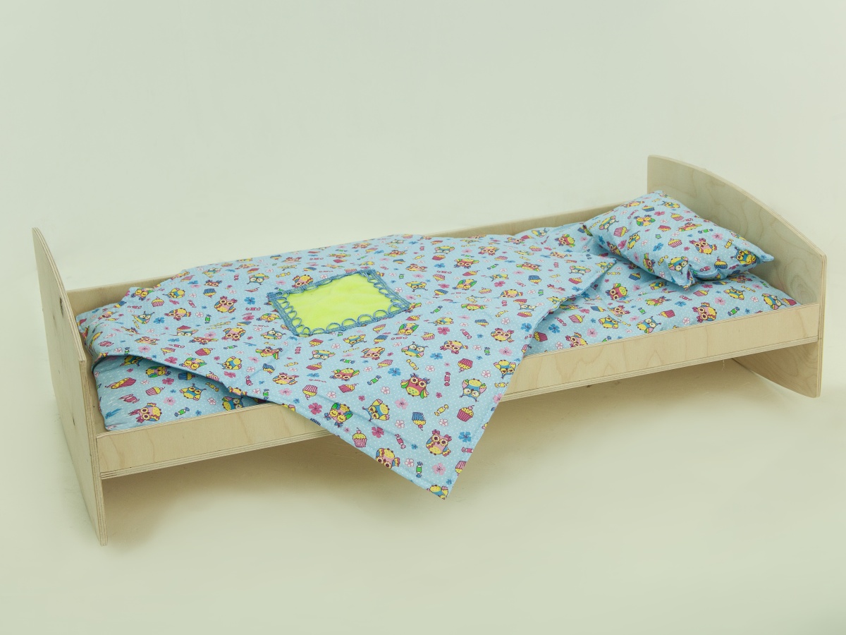 Комплект постели для кроватки 2 из ткани с детским рисунком (хлопок 100%)